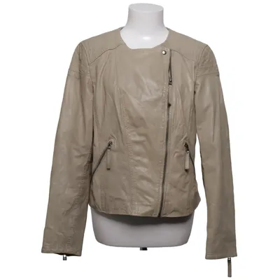 Biker jacket (Beige) from Levinsky Cotton, Leather, Polyester