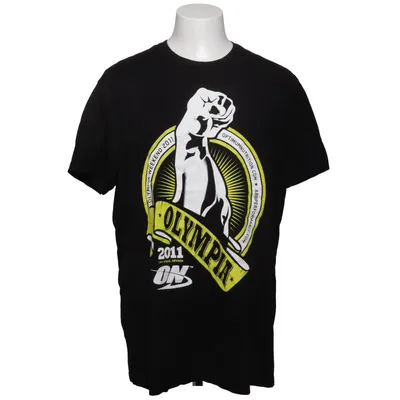 T-shirt (Black, Yellow) from Next Level Apparel Cotton