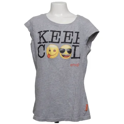 T-shirt (Grå) från Emoji Bomull, Viskos