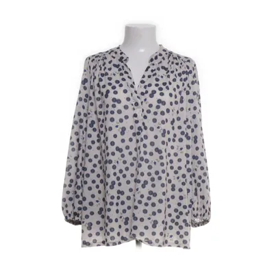 Blus (Vit, Blå) från Anna Glover x H&M Polyester