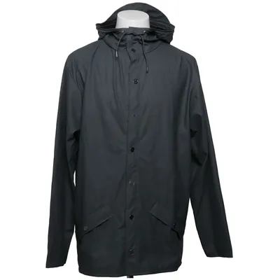 Raincoat (Gray) from Rains Polyester, Polyurethane