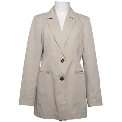 Blazer (Beige) from Milenalesecret x NA-KD Elastane, Polyester, Viscose