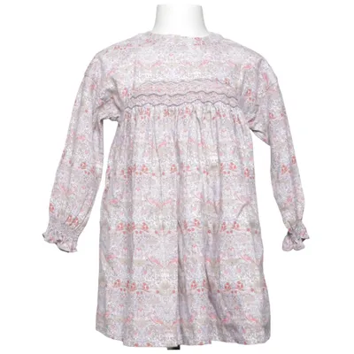 Robe (Rose, Bleu, Multicolore) de Bonpoint Coton, Laine