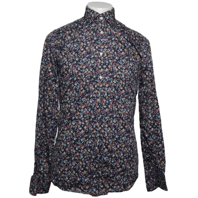 Shirt (Blue, Multicolored) from John Henric Cotton