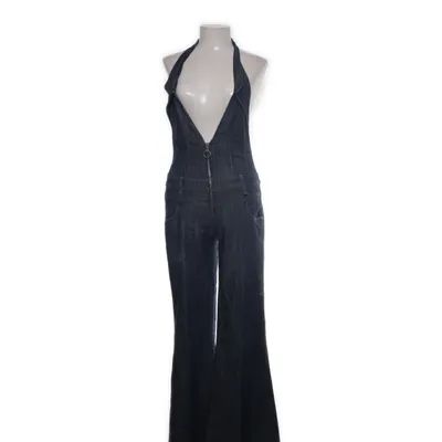 Tuinbroek (Blauw) van Miss Softy Katoen, Elastaan