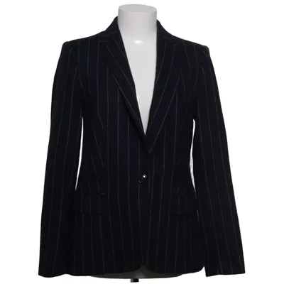 Blazer (Blå, Hvid) fra Mango Suit Acetat, Polyester, Viscose, Uld
