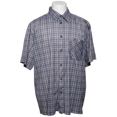 Short sleeve shirt (Blue, White) from Tom Hanbury Polyester