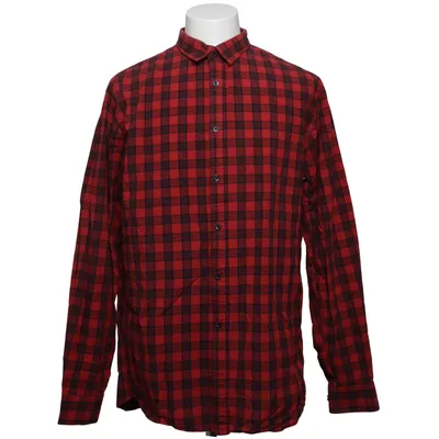 Flannel shirt (Red, Black) from Madison Avenue Cotton