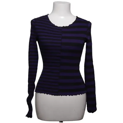 Lange mouwen shirt (Lila, Zwart) van Pure Friday Katoen, Elastaan