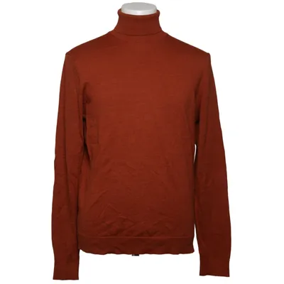 Pul à col roulé (Orange) de Selected Homme Laine de mouton, Polyester