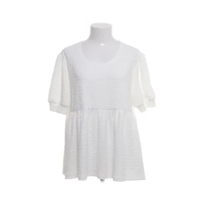 Peplum top (Wit) van Dazy Elastaan, Polyester