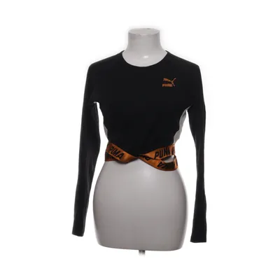 Sporttop (Zwart, Geel) van Puma Elastaan, Polyamide, Polyester