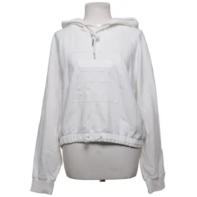 Huvtröja (Vit) från Fila x Weekday Bomull, Polyester