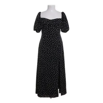 Maxi jurk (Zwart, Beige) van Abercrombie & Fitch Elastaan, Polyester