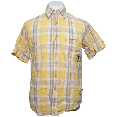 Short sleeve shirt (Yellow, White) from Joy Jeans