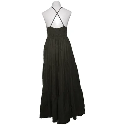 Maxi jurk (Groen) van Zara Katoen, Viscose