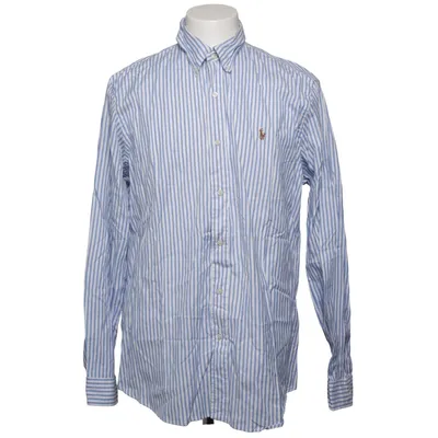 Overhemd (Blauw, Wit) van Polo Ralph Lauren Katoen, Elastaan
