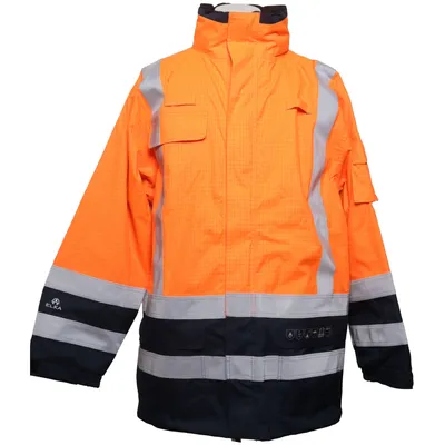 Reflective jacket (Securetech Multinorm) from Elka Cotton, Polyester, Polyurethane