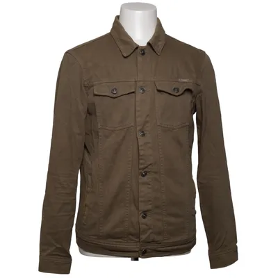 Veste en jean (Marron) de Pull & Bear Coton
