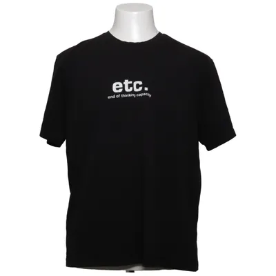 T-shirt (Sort) fra Hector Bomuld, Elastan