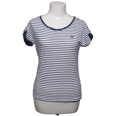 T-shirt (Blå, Hvid) fra Fred Perry Bomuld, Modal