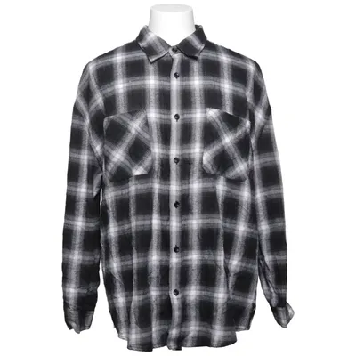 Flanellhemd (Schwarz, Weiß, Grau) von LA Sisters Baumwolle, Polyester