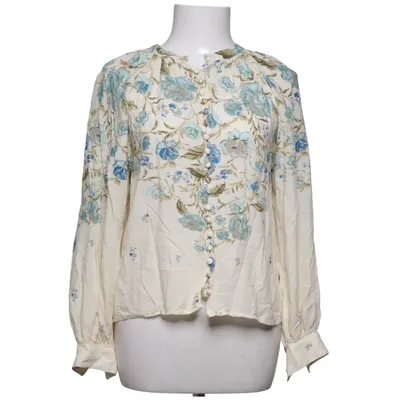 Bluse (Hvid, Blå, Flerfarvet) fra Indiska Viscose