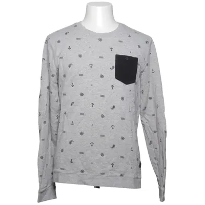 Collegetröja (Grå, Svart) från Gallice Bomull, Polyester, Viskos