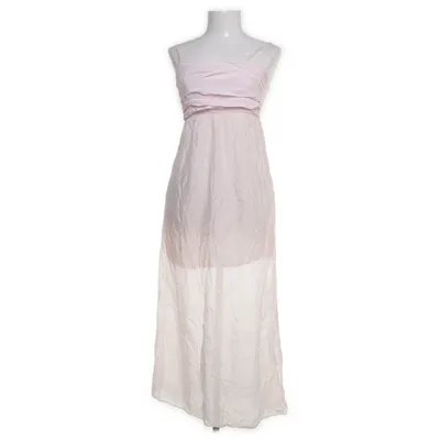 Maxikjole (Pink) Elastan, Silke, Viscose