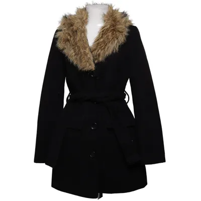 Coat (Black) from Olé Elastane, Polyester, Viscose