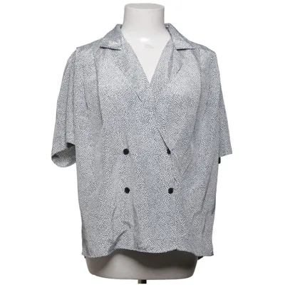 Kortärmad skjorta (Vit, Svart) från Camicie Polyester