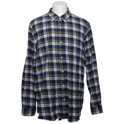 Chemise en flanelle (Bleu, Blanc, Vert) de Cubus Coton