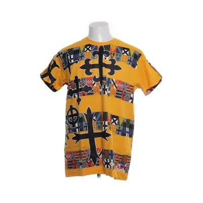 T-shirt (Yellow, Multicolored) from Reebok Cotton