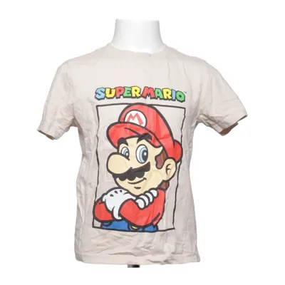 T-shirt (Beige, Multicolore) de Super Mario Coton