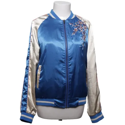 Blouson (Bleu, Beige, Multicolore) de Haoduoyi
