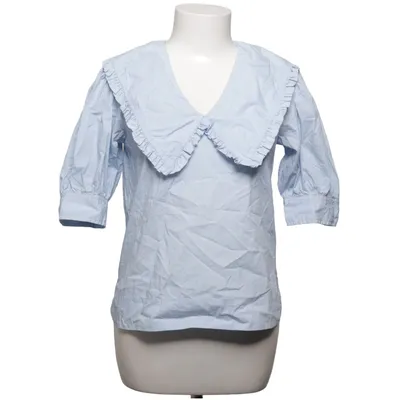 Blouse (Blue) from Ganni Organic cotton
