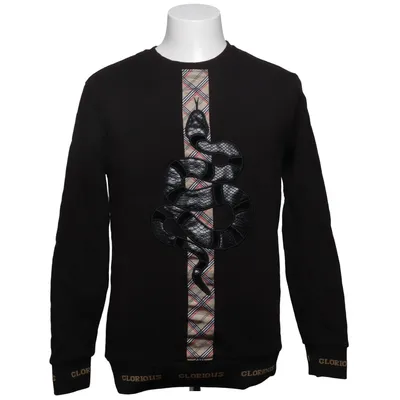 Sweatshirt (Black, Multicolored) from Glorious Gangsta Cotton