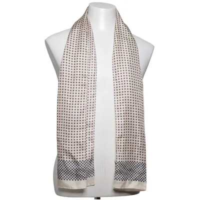 Habittørklæde (Beige, Blå, Rød) fra Eton Silke