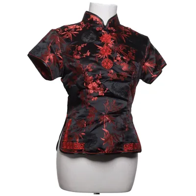 Cheongsam (Svart, Röd) från Double Peach