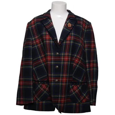 Blazer (Blauw, Rood, Meerkleurig) van Basler Polyamide, Viscose, Wol