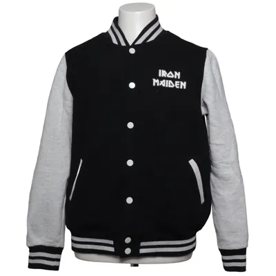 Collegejacka (Svart, Grå) från Iron Maiden Bomull, Polyester
