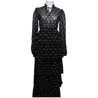 Maxi jurk (Dotted Frilled Maxi Dress) Polyester