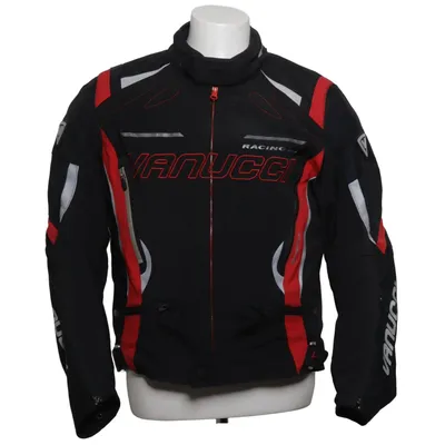 Blouson de moto (Noir, Rouge, Gris) de Vanucci Polyamide, Polyester, Polyuréthane