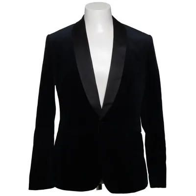 Smoking blazer (Zwart) van J.Lindeberg Katoen, Elastaan, Polyester, Viscose