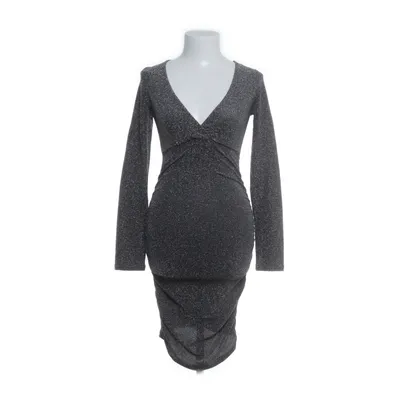 Cocktailklänning (Grå, Silverfärgad) från Divided by H&M Elastan, Polyamid