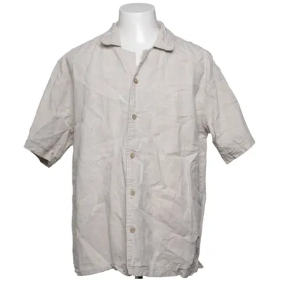 Korte mouwen shirt (Beige) van Que Sera Sera Linnen