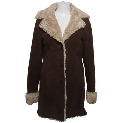 Shearlingjacka (Brun, Beige) från Casual by Halens Akryl