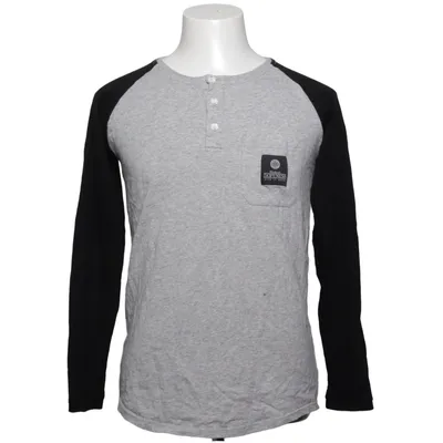 T-shirt manches longues (Gris, Noir) de Dope Coton