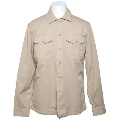 Oberhemd (Beige) von Gianni Lupo Baumwolle, Elasthan