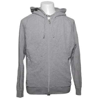 Capuchon sweater (Grijs) van Boggi Milano Katoen